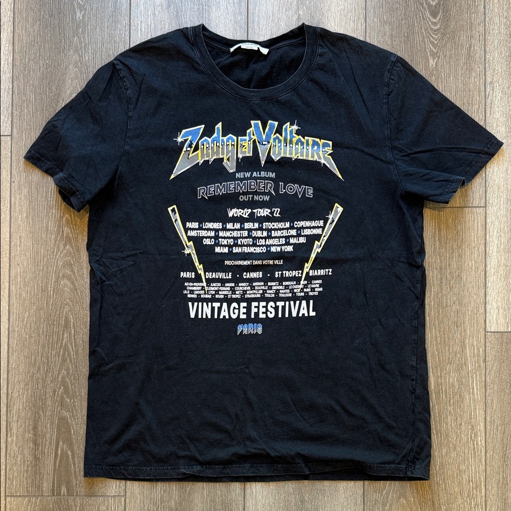 Zadig & Voltaire Black Graphic Tee